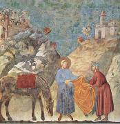 GIOTTO di Bondone St Francis Giving his Cloak to a Poor Man (mk08) china oil painting artist